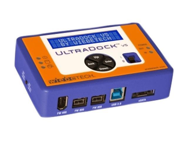 WiebeTech 31250-3209-0000 ULTRADOCK V5 - Easy Access to Bare Sata or IDE / PATA Drives; FW800 / FW400 / eSATA / USB 3.0