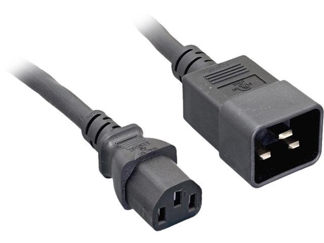 Nippon Labs 14AWG C20 To C13 Universal Jumper Power Cord, SJT 15A/250V ...