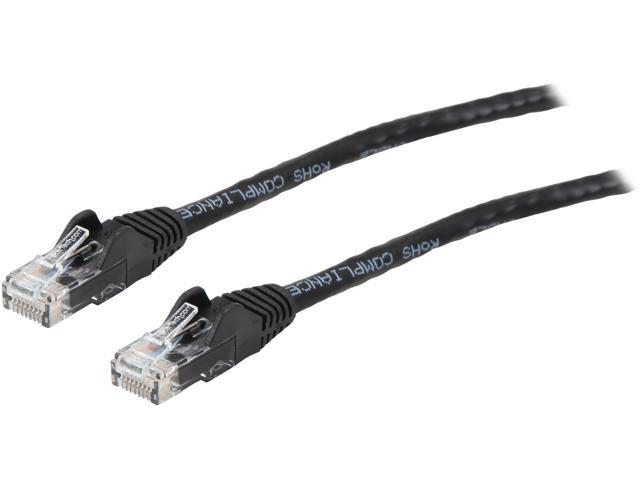 StarTech.com N6PATCH9BK 9 ft. Cat 6 Black Cat 6 Cables