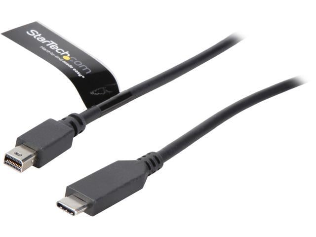 Startech Cdp2mdpmm6 1 8m 6 Ft Usb C To Mini Displayport Cable