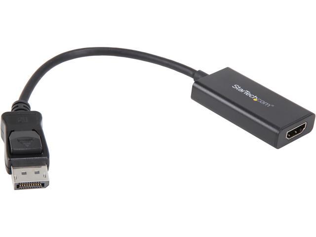DP to HDMI Converter 4K 60Hz DP2HD4K60H Black StarTech.com DisplayPort to HDMI Adapter with HDR