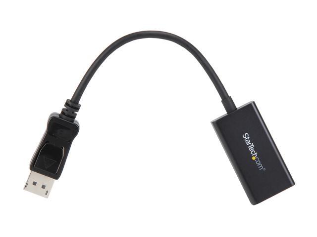 DP to HDMI Converter 4K 60Hz DP2HD4K60H Black StarTech.com DisplayPort to HDMI Adapter with HDR