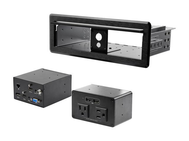 Conference Table Box for AV Connectivity & Power/Charging, 4K HDMI ...
