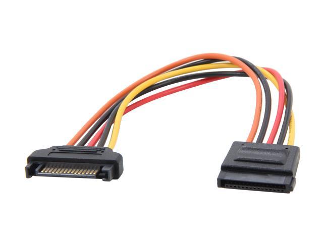StarTech.com 8 in. 15 pin SATA Power Extension Cable - Newegg.com