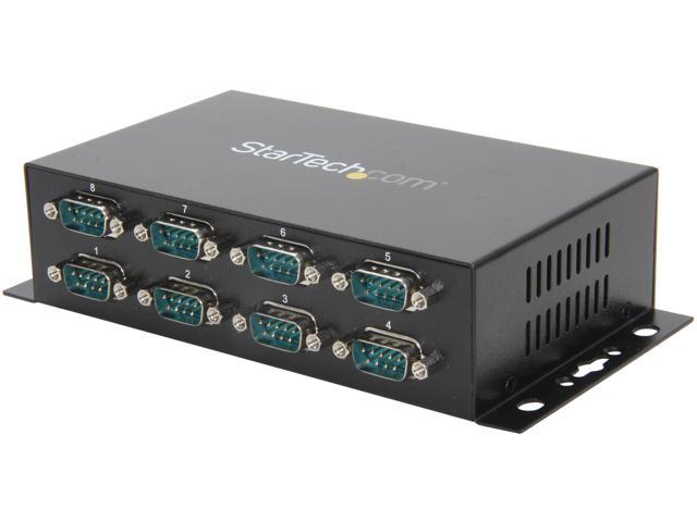 StarTech.com ICUSB2328I USB to Serial Adapter Hub - 8 Port - Industrial - Wall Mount - Din Rail - COM Port Retention - FTDI USB to RS232