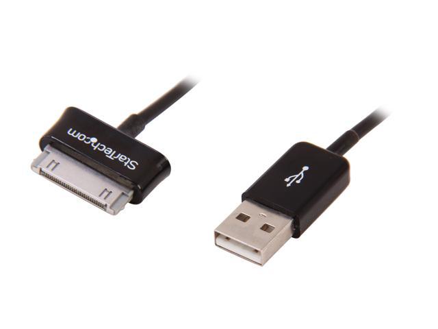 StarTech.com USB2SDC2M Black Dock Connector to USB Cable for Samsung Galaxy Tab