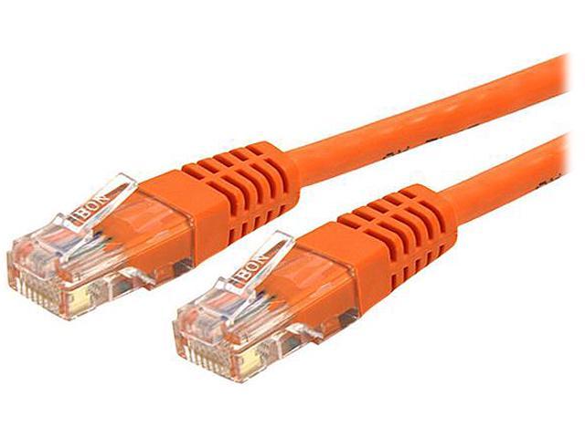 StarTech.com C6PATCH50OR 50 ft. Cat 6 Orange Molded UTP Gigabit Patch Cable