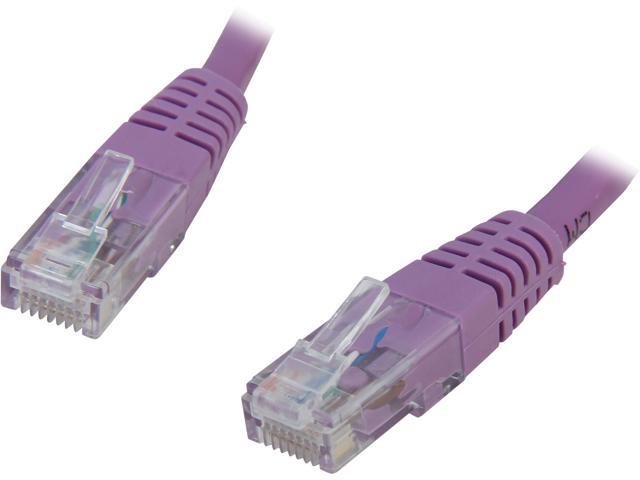 notCCA ALL COPPER 10ft RJ45 Cat5e Ethernet/Networ​k UTP Cable/Cord/Wire​{PURPLE