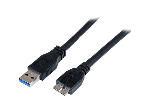 StarTech.com USB3CAUB1M Black Cable