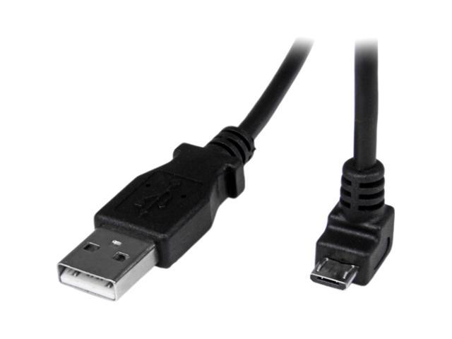 StarTech USBAUB50CMD 1.64 ft Micro USB Cable - A to Down Angle Micro B M-M