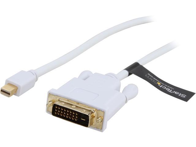 StarTech.com Model MDP2DVIMM6W Mini DisplayPort to DVI Adapter Converter Cable Male to Male