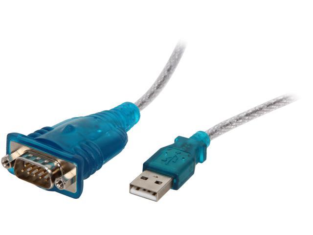 StarTech.com ICUSB232V2 USB to Serial Adapter - Prolific PL-2303 - 1 port - DB9 (9-pin) - USB to RS232 Adapter Cable - USB Serial