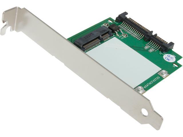 StarTech.com SAT32MSATPEX SATA to mSATA SSD Adapter w/ Full and Low Profile Brackets - SATA to Mini SATA Converter Card