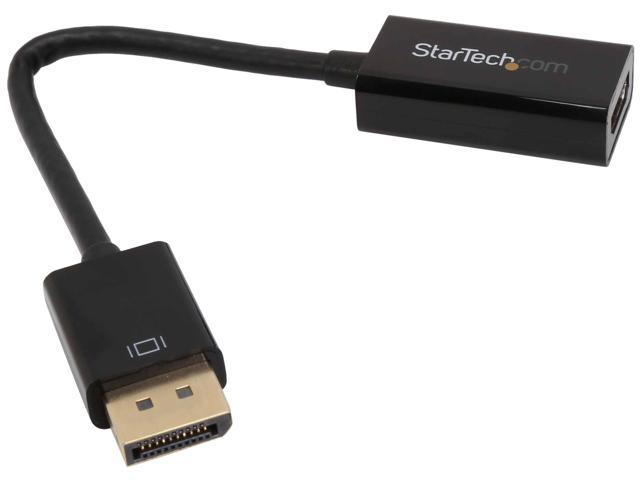 StarTech.com DP2HD4KS DisplayPort to HDMI 4K Audio / Video Converter – DisplayPort 1.2 to HDMI Active Adapter for DP-enabled Computers – 4K @ 30Hz