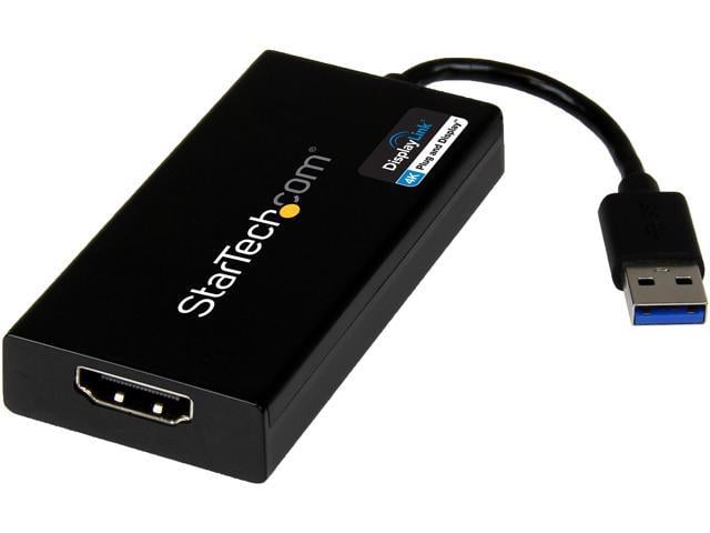 USB 3.0 to Dual HDMI Video Graphics Adapter,4K@30Hz and 1080P@60Hz External Video Card Adapter,Support Windows,Mac Android 7.1 Above Chrome OS 