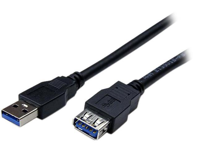 6Ft 2M Dual USB3.0 A Male Plug to Female Super Speed Extension Cable 2 Port Cord 