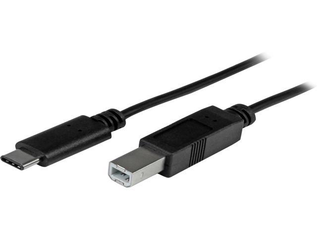 StarTech USB2CB1M USB C to B Printer Cable - 3 ft. / 1m - USB C Printer Cable - USB C to USB B Cable - USB Type C to Type B USB Cables - Newegg.com