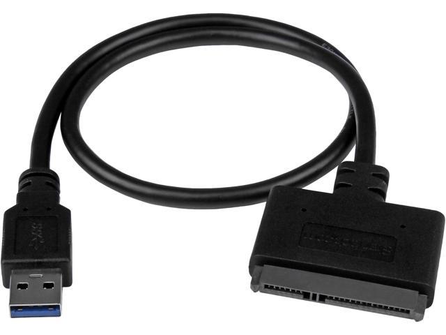 StarTech.com USB312SAT3CB USB (10Gbps) Adapter Cable for 2.5" SATA SSD/HDD Drives - Supports SATA III (6 Gbps) - USB - Newegg.com