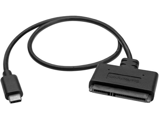 Forkortelse velgørenhed skipper StarTech.com USB31CSAT3CB USB C To SATA Adapter - for 2.5” SATA Drives -  UASP - External Hard Drive Cable - USB Type C to SATA Adapter - Newegg.com