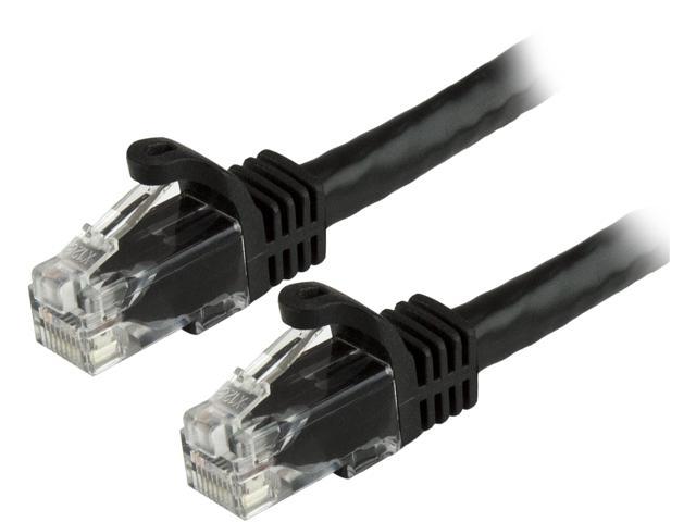 StarTech.com Cat6 Patch Cable - 6 ft. Black Ethernet Cable - Newegg.com