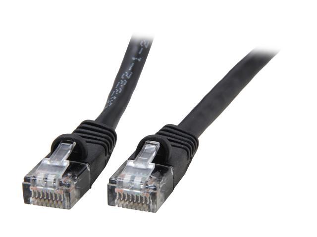 Coboc CY-CAT5E-75-BK 75ft.24AWG Snagless Cat 5e Black Color 350MHz UTP Ethernet Stranded Copper Patch cord /Molded Network lan Cable