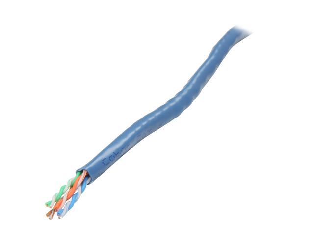 Coboc CY-CAT6-1K(CM)-ST-BL 1000ft. 24AWG Cat 6 Blue Color 550MHz UTP Stranded Copper Bulk Ethernet Network lan Cable