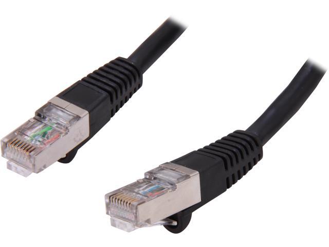 Coboc CY-CAT7-10- Black
 10 ft. 26AWG Snagless Cat 7 Black Color 600MHz SSTP(PIMF) Shielded Ethernet Stranded Copper Patch cord /Molded Network LAN Cable