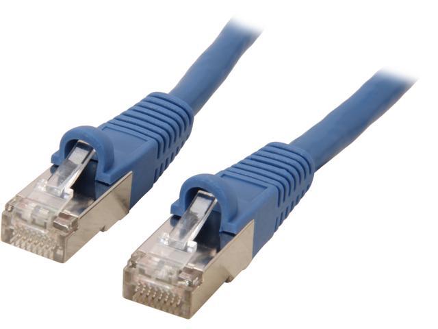 Coboc CY-CAT7-05- Blue 5ft. 26AWG Snagless Cat 7 Blue Color 600MHz SSTP(PIMF) Shielded Ethernet Stranded Copper Patch cord /Molded Network lan Cable