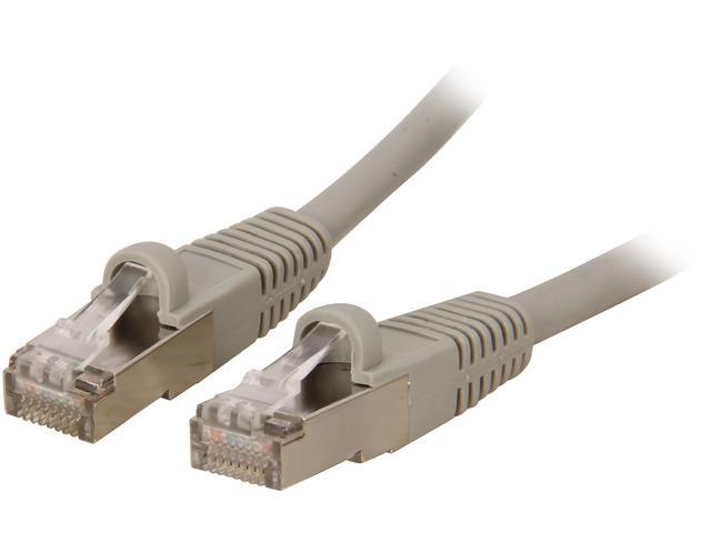 Coboc CY-CAT7-05- Gray 5ft. 26AWG Snagless Cat 7 Gray Color 600MHz SSTP(PIMF) Shielded Ethernet Stranded Copper Patch cord /Molded Network lan Cable