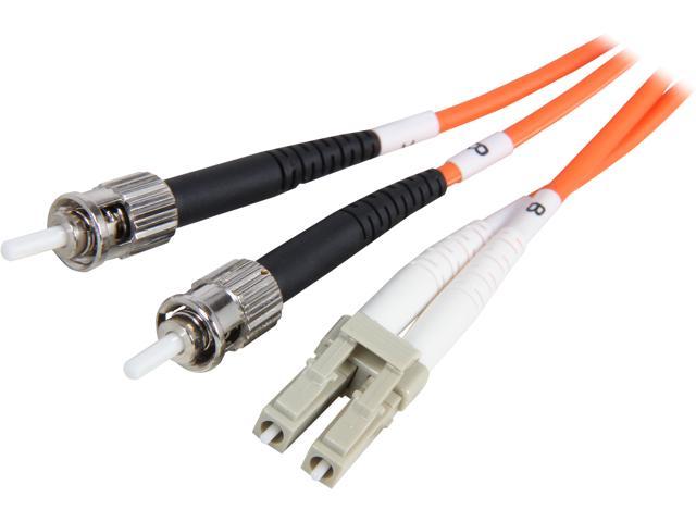 Coboc CY-OM1-LC/ST-5 16.4 ft. Orange Multimode 62.5/125 Duplex LSZH Fiber Patch Cable LC - ST,M-M