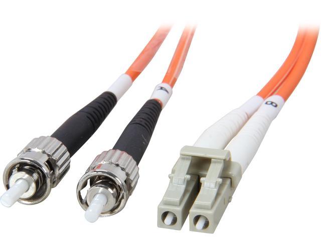 Coboc CY-OM1-LC/ST-2 6.65 ft. Fiber Optic Cable, LC/ST, Multi Mode ...