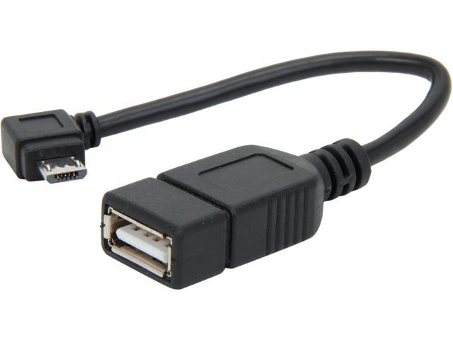PRO OTG Cable Works for LG LS740 Right Angle Cable Connects You to Any Compatible USB Device with MicroUSB Cable! 