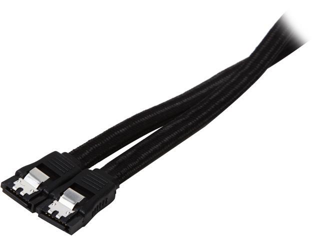 BitFenix BFA-MSC-SATA330KK-RP 11.81 in. (30cm) SATA3 (6Gb/s) Cable (with sleeve)