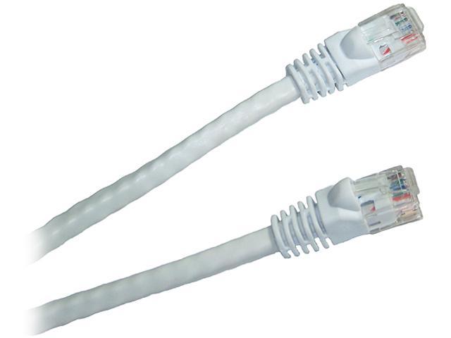Micro Connectors E08-025W 25 ft. Cat 6 White 25-feet Cat 6 550MHz UTP RJ45 Patch Cable