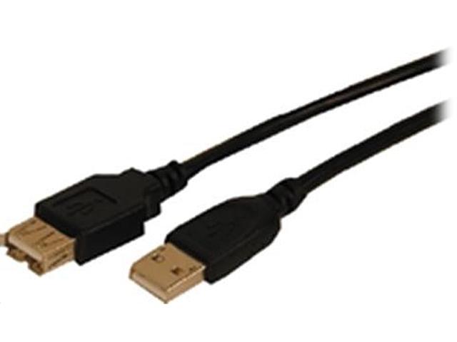 Comprehensive USB2-AA-MF-6ST Black USB 2.0 A Male to A Female Cable