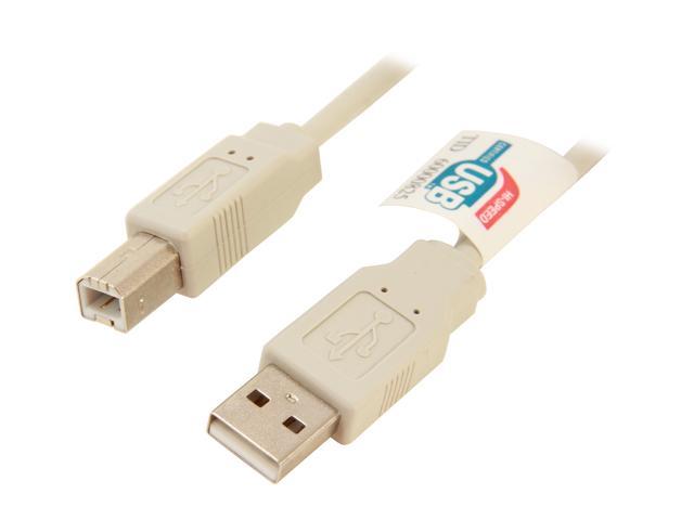 Kaybles USB-AB-3FT 3 ft. Beige USB cable A/male to B/male in Beige Color 3 feet - OEM