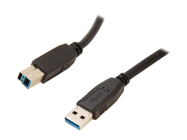 Kaybles USB3-AB-15  USB 3.0 Cable A Male to B Male, 15ft USB 3 Type B Cord Compatible with Docking Station, External Hard Drivers, Scanner, Printer and More (Black) - OEM