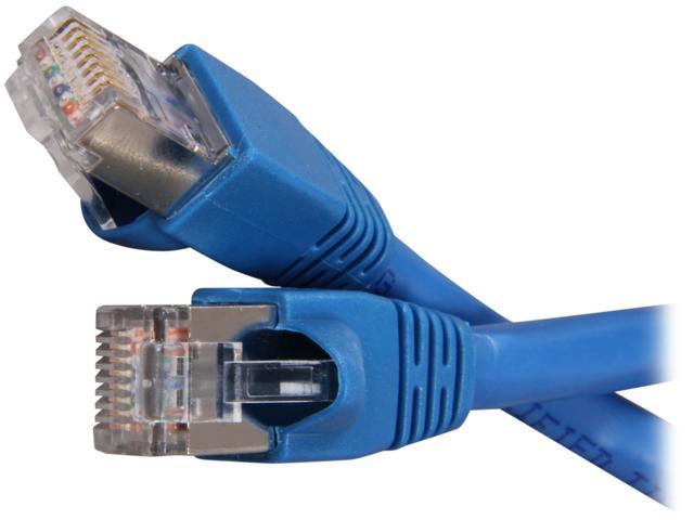Kaybles 7ft CAT6A-7S 7 ft. Cat 6A Blue Color Shielded Stranded STP Network Cable Blue Color 7 feet - OEM