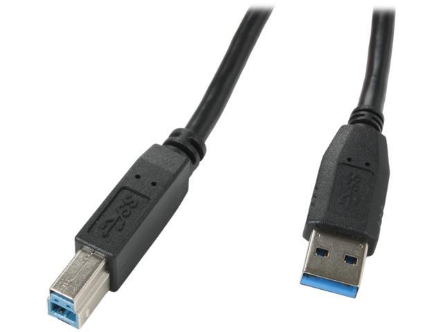 Kaybles USB3-AB-15FT 15 ft. Black USB 3.0 A Male to B Male Cable in Black Color 15 feet - OEM