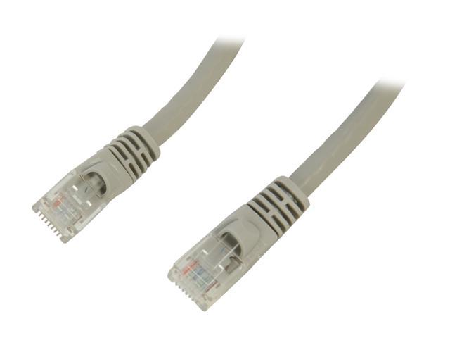 Kaybles C6M-1GY 1 ft. Cat 6 Gray Color UTP Injection Molded Boot Patch Cable 1 feet - OEM