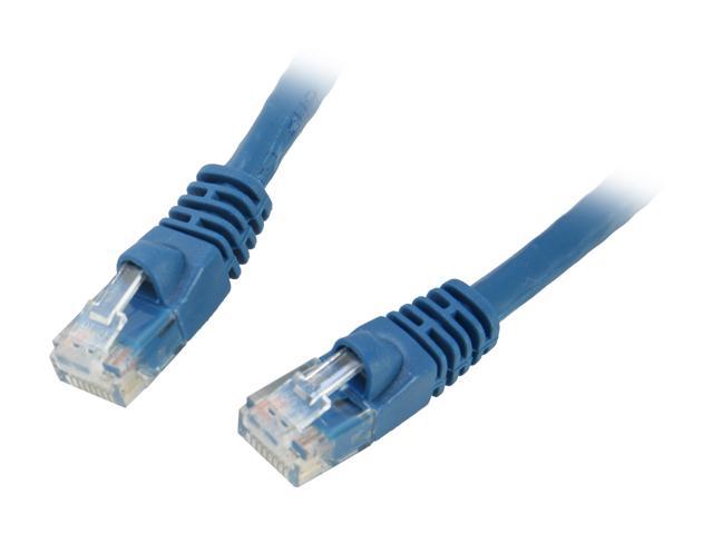 Kaybles 3ft CAT6 UTP 3 ft Injection Molded Boot Patch Cables in Blue Color 3 feet - OEM