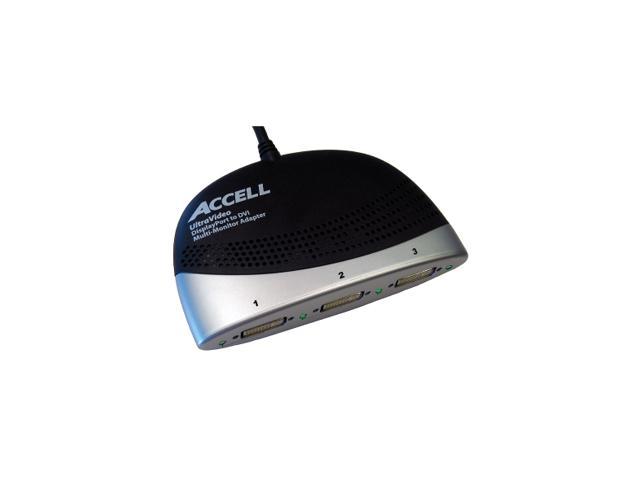 Accell K087B-005B DisplayPort to DVI Multi-Monitor Adapter