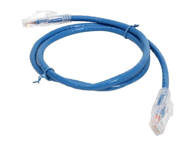 NTW NL-U6K-003BL 3 ft. Unshielded Category 6 Patch Cord (Blue) - Newegg.com