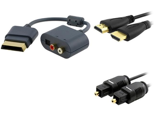 Insten 1647381 1X RCA Audio Cable Adaptor compatible with Microsoft Xbox 360 / Xbox 360 Slim