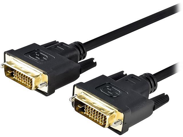 Insten 1847364 Black Gold plated DVI-D  Digital Dual Link Male to Male Cable