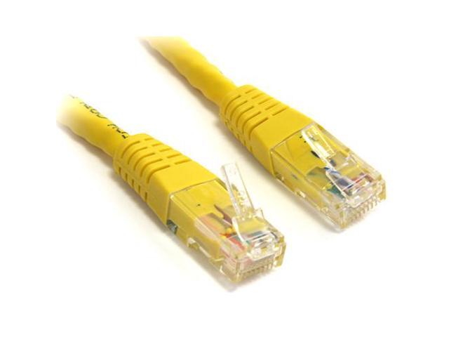 StarTech.com 6 ft Cat 6 Yellow Molded Gigabit Crossover RJ45 UTP Cat6