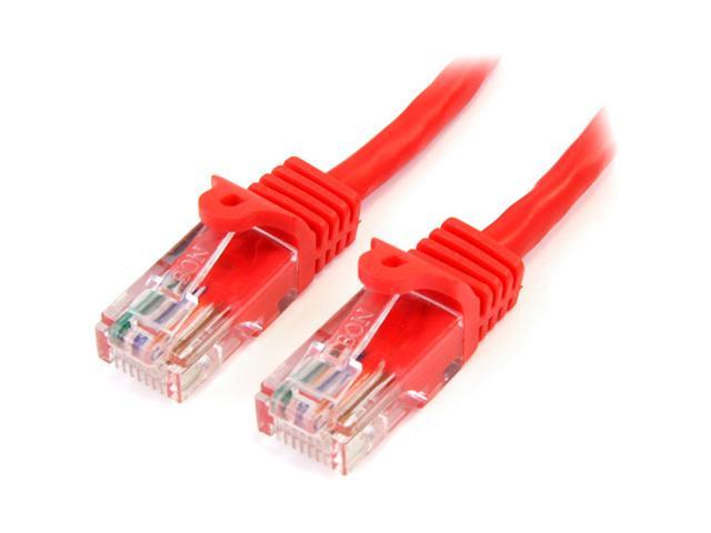 StarTech 45PATCH25RD 25 ft Red Snagless Cat5e UTP Patch Cable