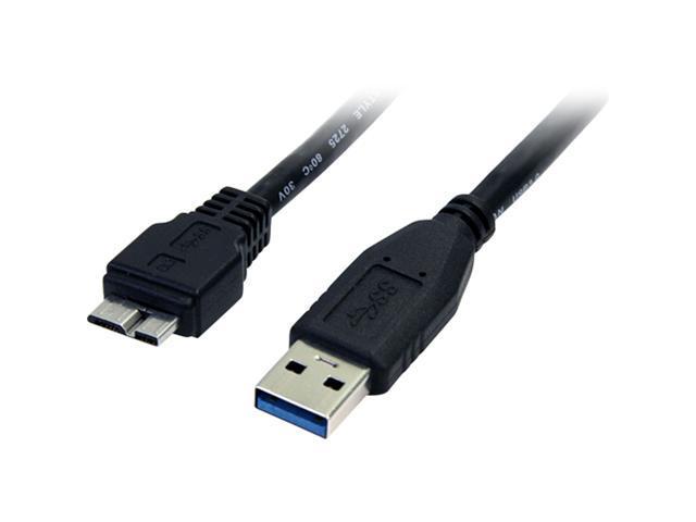 StarTech.com 3 Ft Black SuperSpeed USB 3.0 Cable A To Micro B - M/M ...