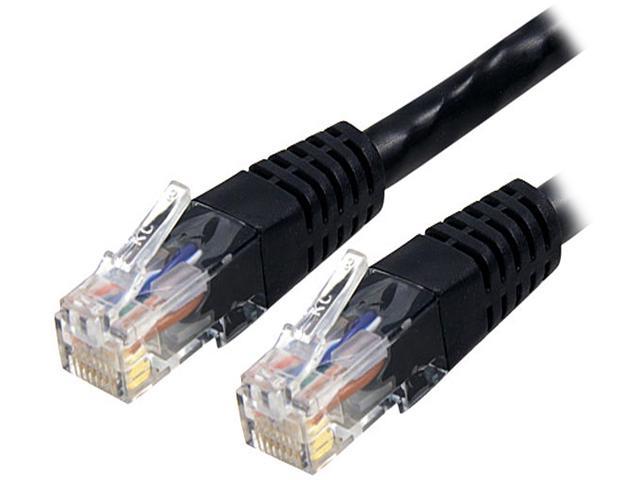 StarTech.com 35 ft Black Molded Cat6 UTP Patch Cable - ETL Verified