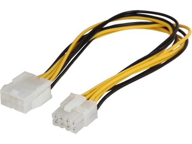 VCOM VC-POW8EXT 1 ft. 8-Pin to 8-Pin Power Supply Extension Cable